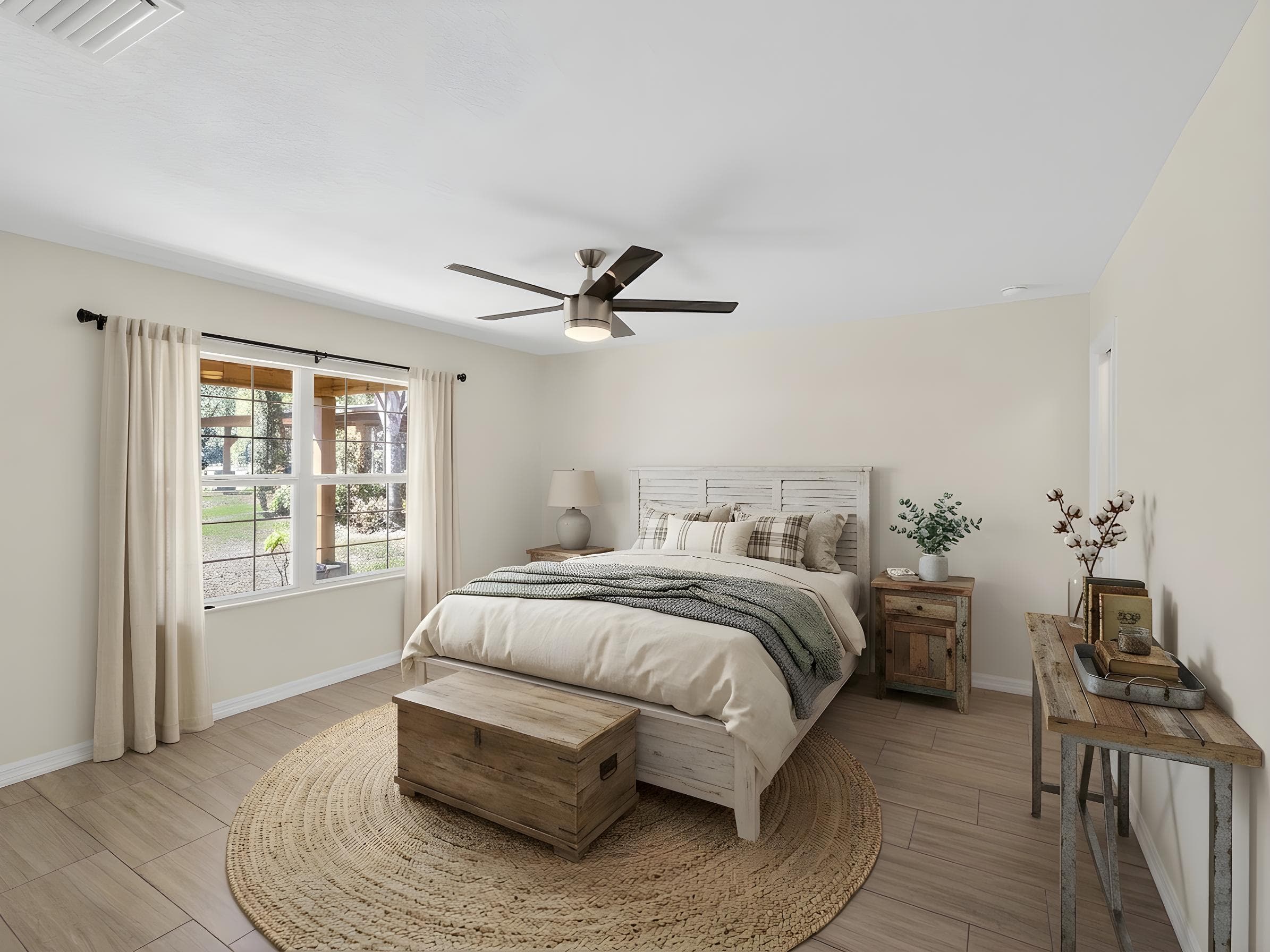 AI virtual staging before and after Orlando property