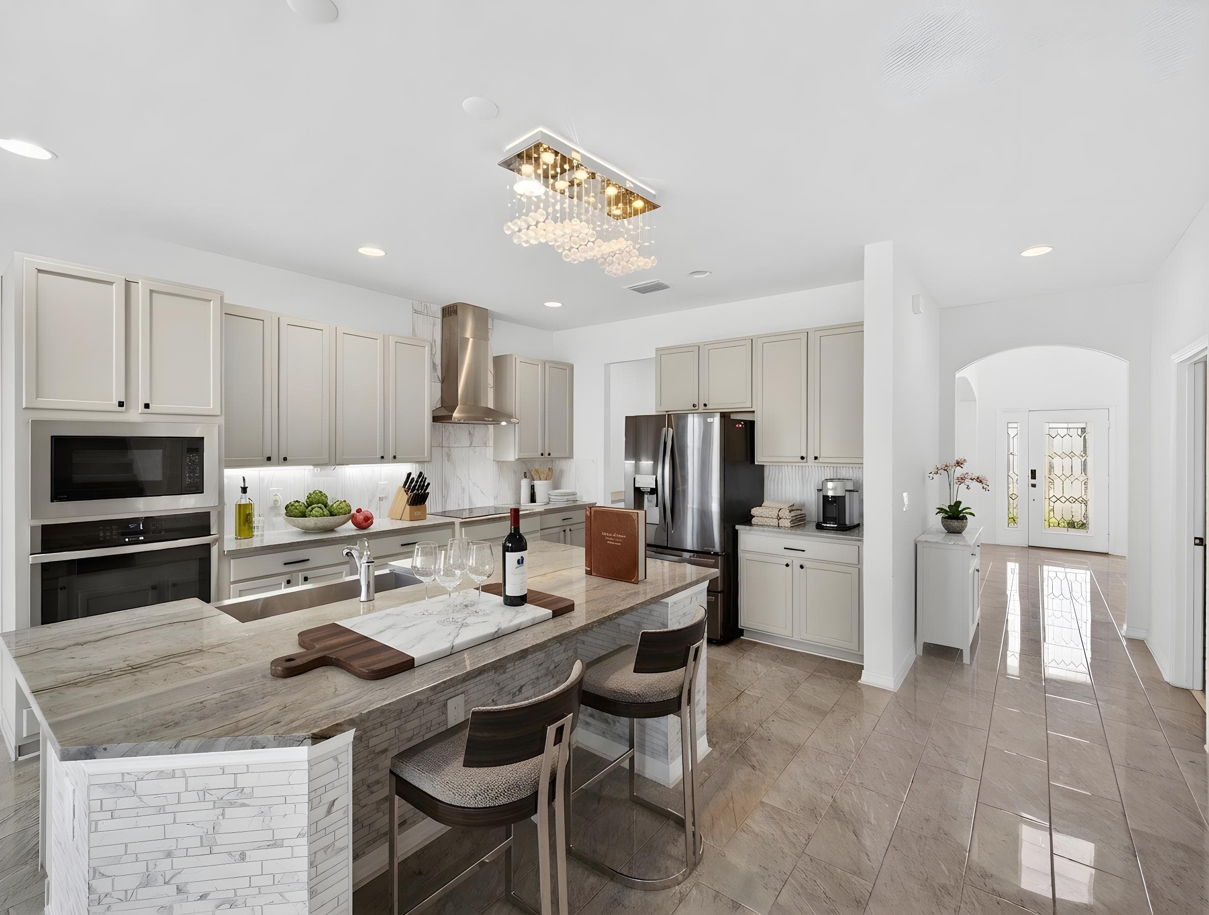 Modern kitchen staging Orlando