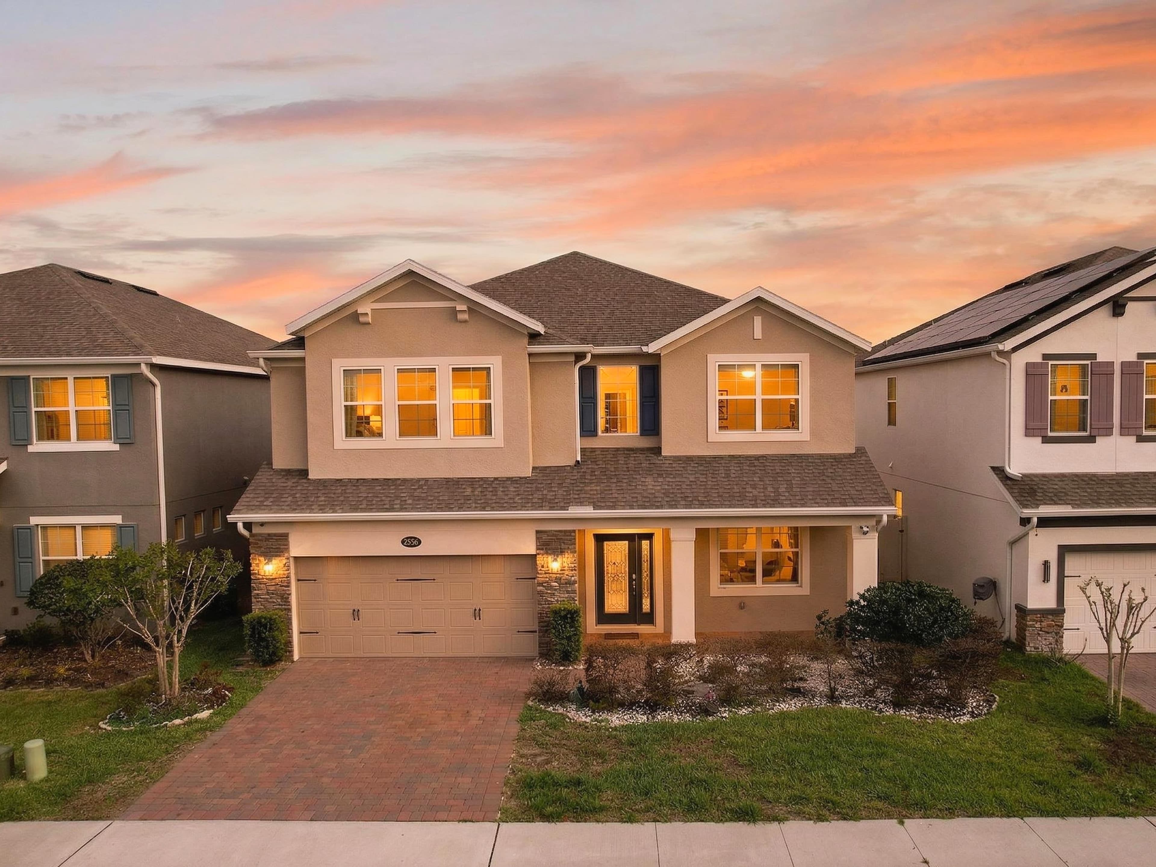 Golden hour sunset real estate photography Orlando Florida