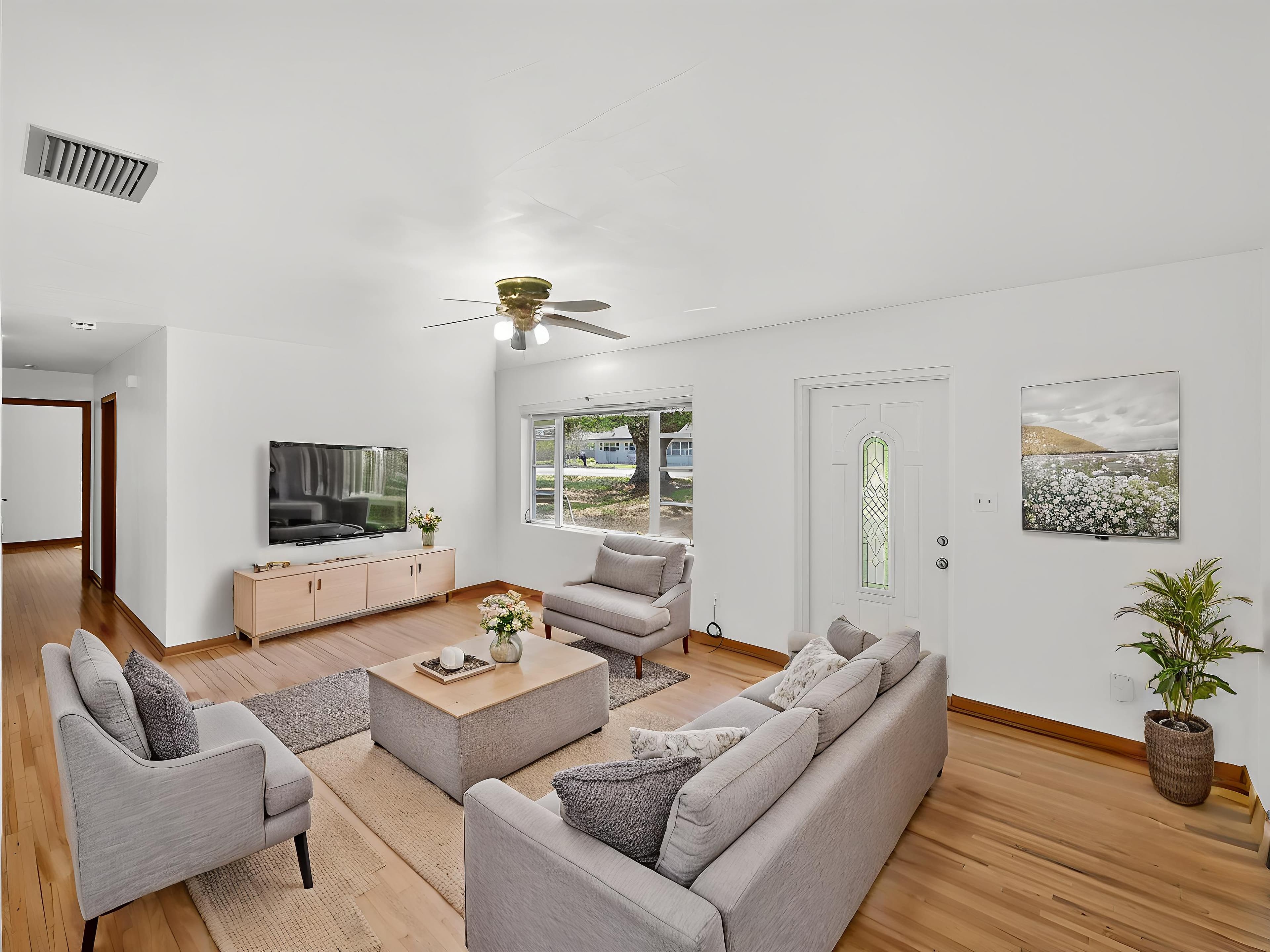 Virtual staging living area Orlando